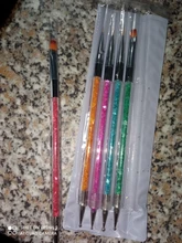 Nail-Art-Pen Polish-Brush-Set Painting Dotting-Tools Uv-Gel-Liner Drawing Double-Ends