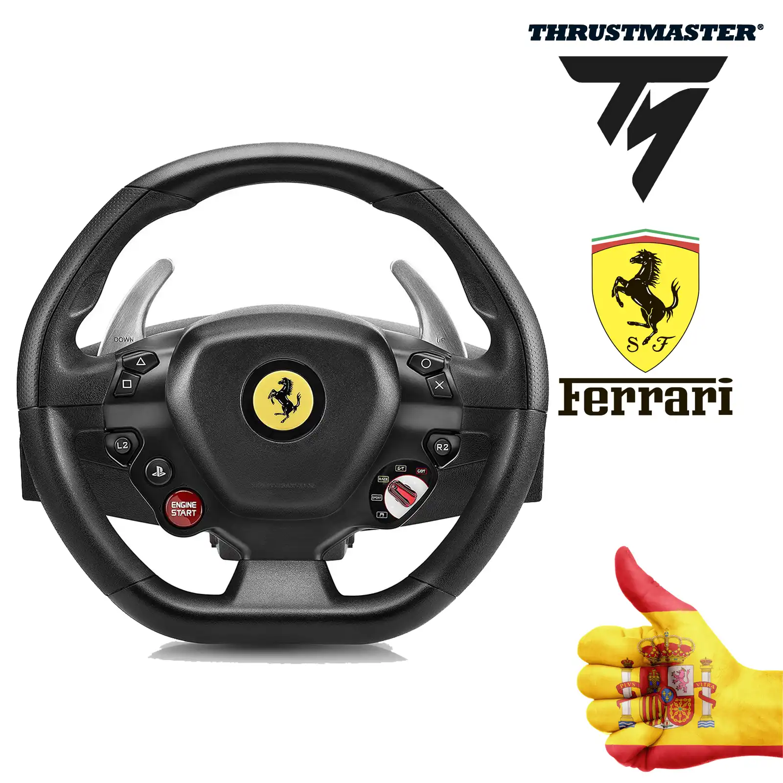 Thrustmaster T80 Rw Ferrari 488 Gtb Volante Para Ps4 Pc