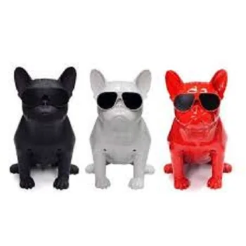 

Portable Bluetooth Speakers Mini CH-M12 "Bulldog" Radio FM USB TF Card MP3 Transportable and very comfortable black white and Red