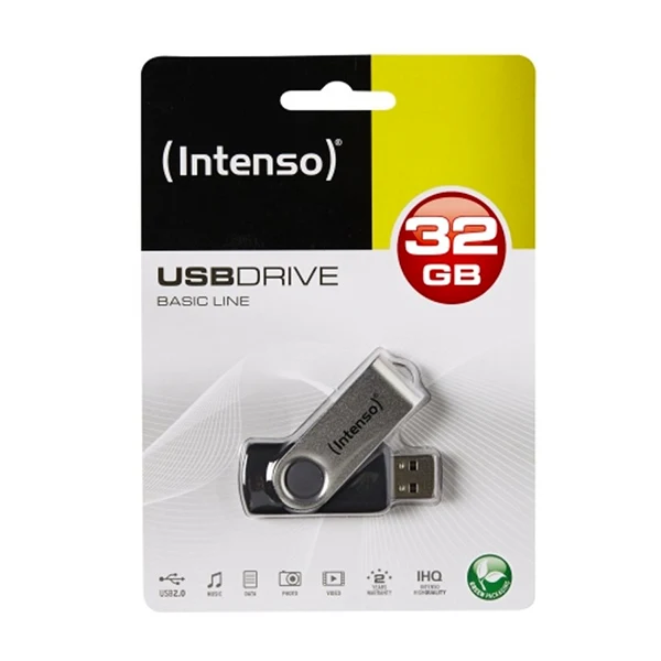 Usb-флешка INTENSO 3503480 32 GB серебристый черный
