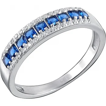 

Esthete ring with spinel and cubic zirconia