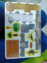 Rompecabezas 3D de Castillo de dibujos animados para niños, juguetes educativos de aprendizaje, regalo para chico