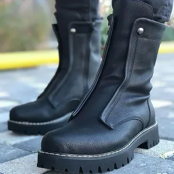 

Black Color Man Boots High Quality 100% Vegan Leather Man Casual Shoes. Shoe, Sneaker Shoe, Van Shoe, Air Shoe, Flip Shoe, Style