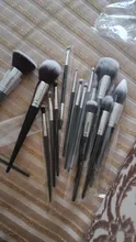 Sywinas brocha maquillaje set 15 piezas Kit de herramienta brochas de maquillaje de pelo sintético natural negro de alta calidad brochas maquillaje profesional
