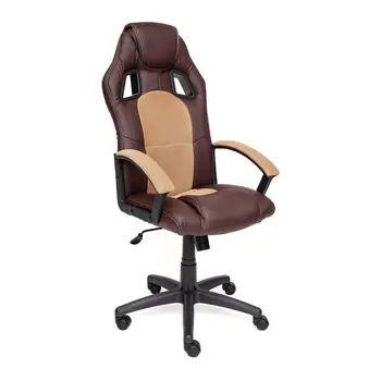 

Chair "Driver" (Artificial leather brown + bronze wire mesh)
