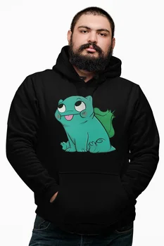 

Angemiel Wear Balbazar Pokemon Black Male Hooded Sweatshirt