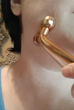 Rodillo de masaje Facial en forma de Y para eliminar arrugas, masajeador 3D para cara delgada, relajación de cuerpo completo, masajeadores giratorios 360