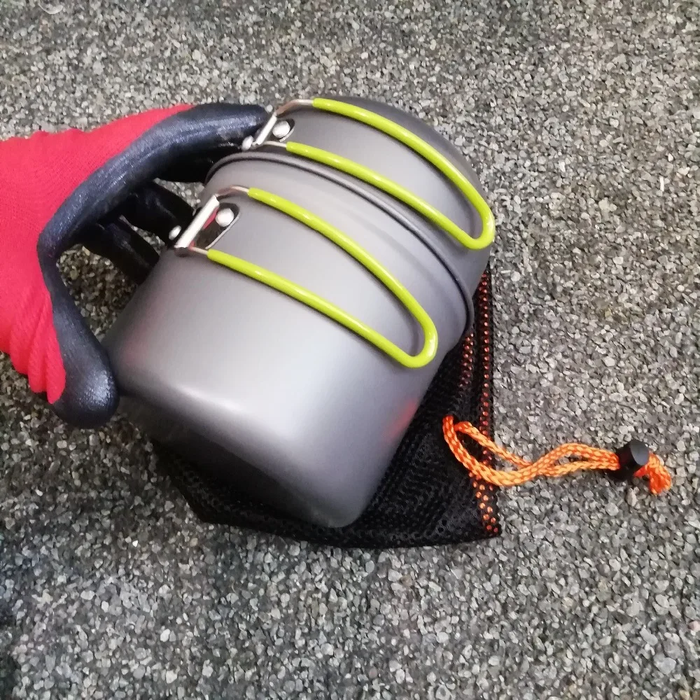 Набор посуды походный, 4 котелка (DS-201) - 5