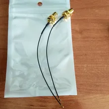 1 Uds. De Cable IPEX uFL/u.FL/IPX/IPEX-1/ IPEX-4 MHF4 hembra a SMA hembra, antena WIFI Cable RF RG1.13/0,81mm, extensión de coleta