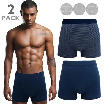 

Doublem, Pack 2 pc Briefs Boxer, cotton breathable, elastic comfortable, no Tag, to hombres, Size S, M, L , X
