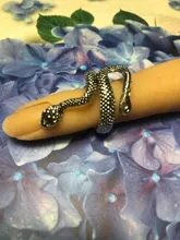 Anillo de estilo Retro con forma de serpiente y dragón para mujer, sortija con estilo de serpiente, estilo Punk, a la moda estudiantil