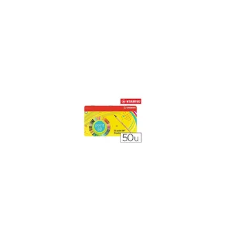 

STABILO fiber tip marker 0,4 MM POINT 88 METAL case 50 assorted colors