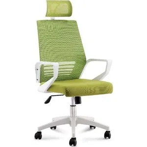 

Chair office Norden ergo white plastic/green mesh/green fabric