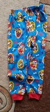 Paw Patrol-Pijama de algodón para niños, ropa de dormir de dos piezas, de manga larga
