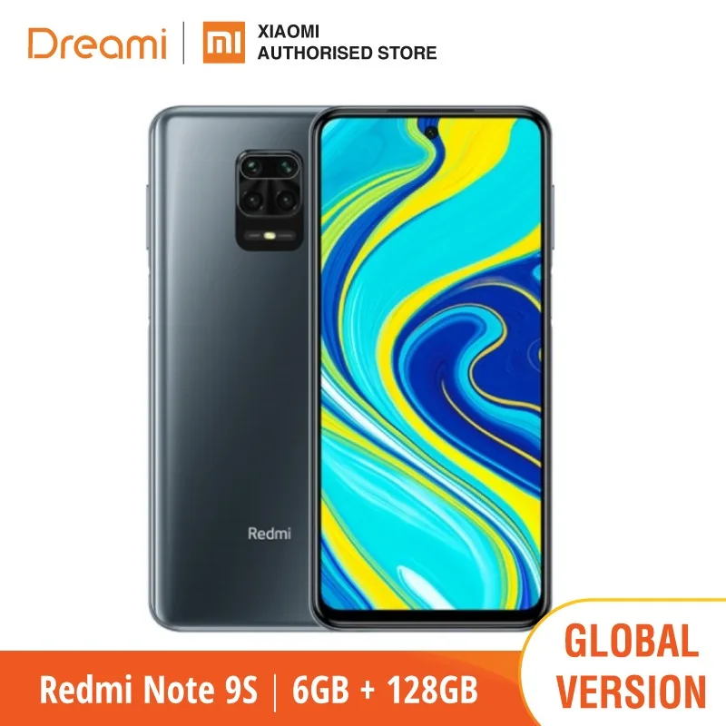 Global Version Xiaomi Redmi Note 9S 6GB RAM 128GB ROM (Brand New/Sealed) redminote9s, redmi, note, 9s Smartphone Mobile