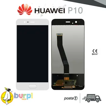 

LCD DISPLAY + TOUCH SCREEN HUAWEI P10 white SCREEN VTR-L09 assembled AAA +