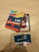 ¡Divertido juego de tablero para fiesta familiar, amigos, juegos de interior, regalo para niños, No gracias! Juego de mesa 3-7 jugadores