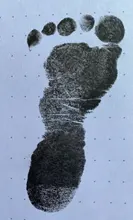 Respetuoso del medio ambiente cuidado del bebé no tóxico bebé huella Kit de impresión de huella recuerdos para bebés de recién nacido huella inkpad