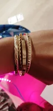 Geometric Bracelets-Set Fashion Jewelry Golden Star Heart 2pcs/setwomen Peach Carved