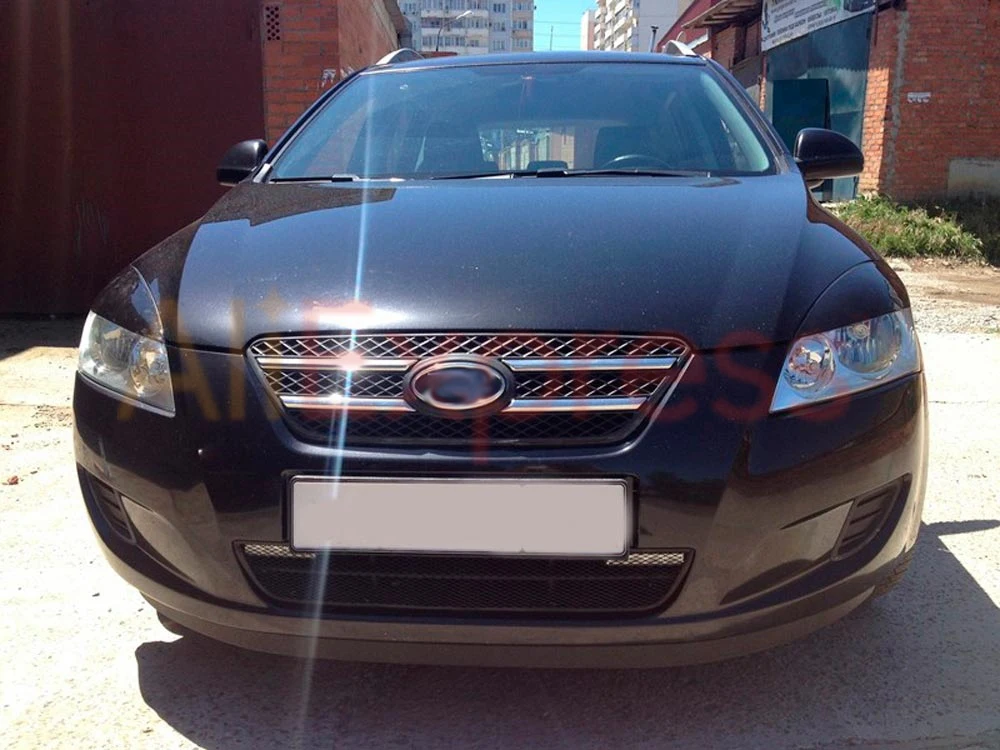 Реснички брови для Kia Ceed 2006-2007-2008-2010-2012 АБС пластик молдинги светильник s дизайн интерьера светильник стайлинга автомобилей украшения