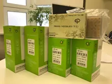 600 Uds desechables estériles oído prensa agujas auriculares de acupuntura * 0,20*1,5mm oído masaje de yeso