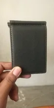 BLEVOLO-billetera de piel sintética para hombre, billetera fina de piel sintética, 4 colores