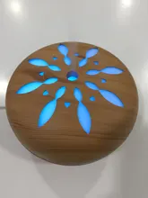 Essential-Oil-Diffuser Air-Humidifier Led-Lights Wood-Grain-Aroma-Diffuser Ultrasonic