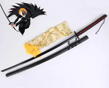 

BLEACH Tensa Zangetsu Katana Nodachi Ichigo Kurosaki Manga Anime Cosplay Cosplayer Sword Blade Sword Rukia