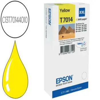 

Ink-jet epson stylus t7014 yellow xl wp-4000 4500 capacity 3400 pag 57660-C13T70144010