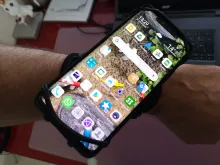 Pulsera de Teléfono de deportes giratoria extraíble para correr, bolsa de muñeca para correr, para conducir, para llevar, bolsa para el brazo, Fitness, ciclismo