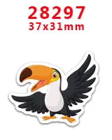 28297 30 шт мультяшный персонаж плоское украшение из смолы PR 27896 - Цвет: 28297