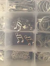 Abalorios de 100 Uds. De nota Musical de 13x8mm, colgantes plateados de Color plata antigua, hechos a mano, joyería de Color plata tibetana