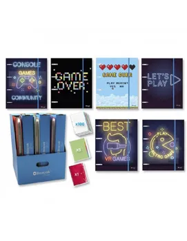 

GAME WALLET A4 RINGS 40 MM WITH SPARE 100 SHEETS