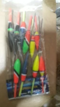 10 unids/lote pesca Float de boya Bobber palo aparejos de pesca Vertical 1g 2g 2,5g 4g 5g tamaño de mezcla de Color para accesorios de pesca de la carpa