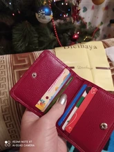 Small Wallets Purse Cowhide DICIHAYA Genuine-Leather Famale Women Short for Coin Guarantee