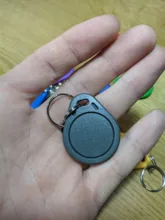 Tarjeta IC UID 13,56 MHz, 10 Uds., llaveros inteligentes cambiables, 1K, S50, bloque de Control de acceso RFID, regrabable por Sector