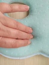 Almohada para Recién Nacido suave bebé enfermería previene la memoria de la cabeza plana cojín de espuma que forma la almohada posicionador para dormir proteger