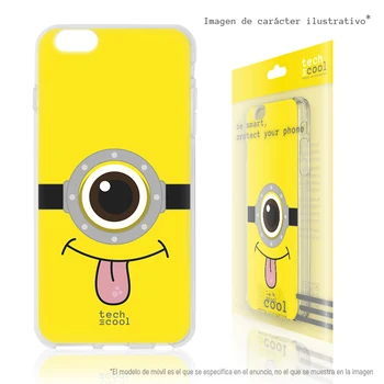 

FunnyTech®Silicone Case for Huawei P9 Lite L Faces minions Stuart