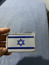 Parche de tela táctico con bordado de la bandera de Israel, brazalete del ejército con gancho y lazo, insignia de combate, 1 Uds.