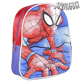 

3D Child bag Spiderman Red