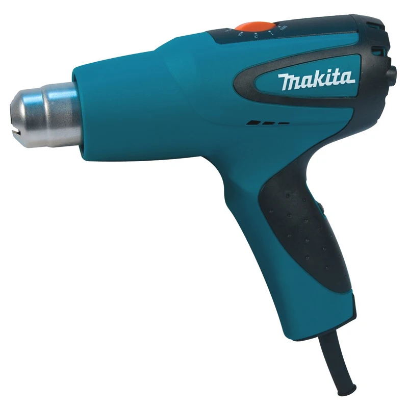 Фен технический Makita HG551V (Мощность 1800 Вт, 2 режима работы - температура 100/550 градусов, воздушный поток 220/550 л.мин, кейс)