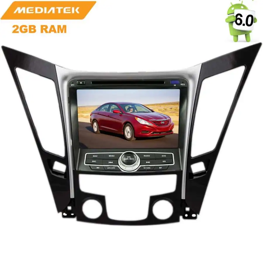 Штатная магнитола для Hyundai Sonata VI(YF) 2009- LeTrun 1480 Android 6.0.1(+ Камера заднего вида в подарок