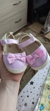 Zapatos de verano para niños recién nacidos, zapatos de cuna blandos, zapatillas antideslizantes con lazo a rayas, 0 a 18M, 2021
