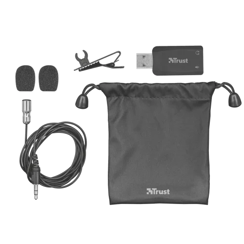 Петличный микрофон Trust Lava USB Clip-on(22487
