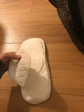 10 unids/set reutilizable ropa de pañales de bebé pañal 3 capa insertar 100% de algodón lavable bebé respetuoso del medio ambiente de pañal