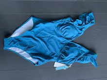 One-Piece Swimsuit Bathing-Suits Ruched Monokini CUPSHE Teal Ruffle Girl Green Beach