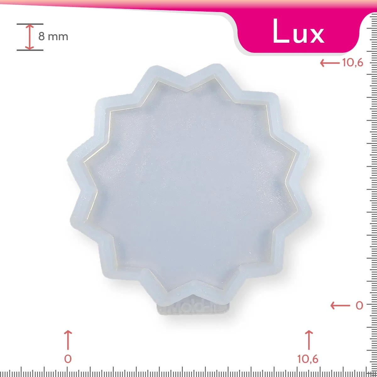 

Mold-it Lux Coaster Single Star Silicone Mold