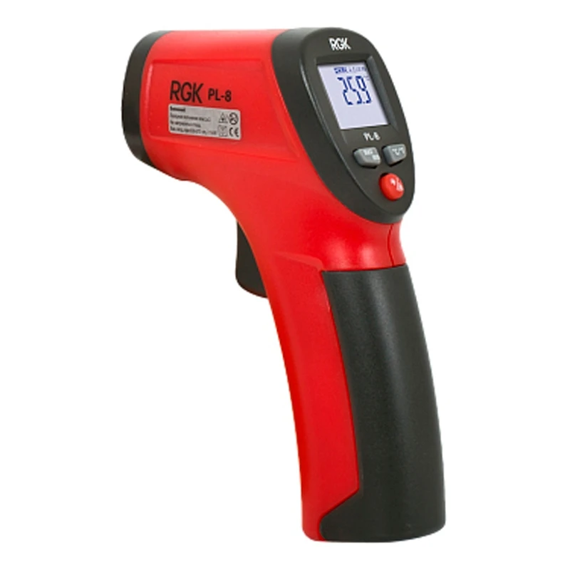 Pyrometer RGK PL-8 + calibration (Temp. measurement from-30 to 260С, led, laser sight) цена Pyrometer RGK PL-8 + calibration (Temp. measurement from-30 to 260С, led, laser sight) цены онлайн