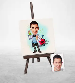 

Personalized Chemical Engineer Cartoon Şovaleli Natural Stone-2