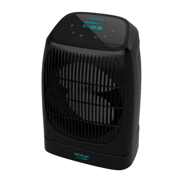Портативный вентилятор обогреватель Cecotec готовый теплый 9600 Smart Force 2000W черный